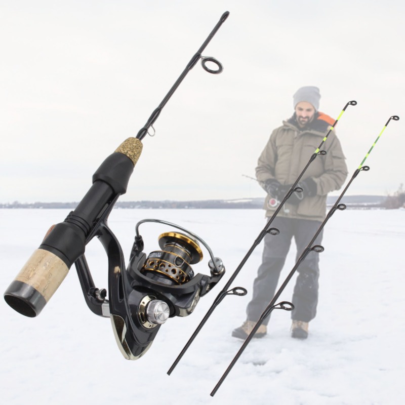 Ice Fishing Tip Up - 60 cm 2 Tipps Angelrute Reel