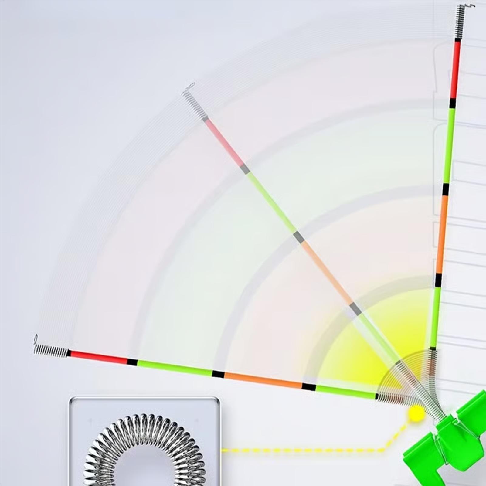 Ice Fishing Tip Up - Angelalarm, 3-teilig, hohe Empfindlichkeit, wetterfest, professioneller