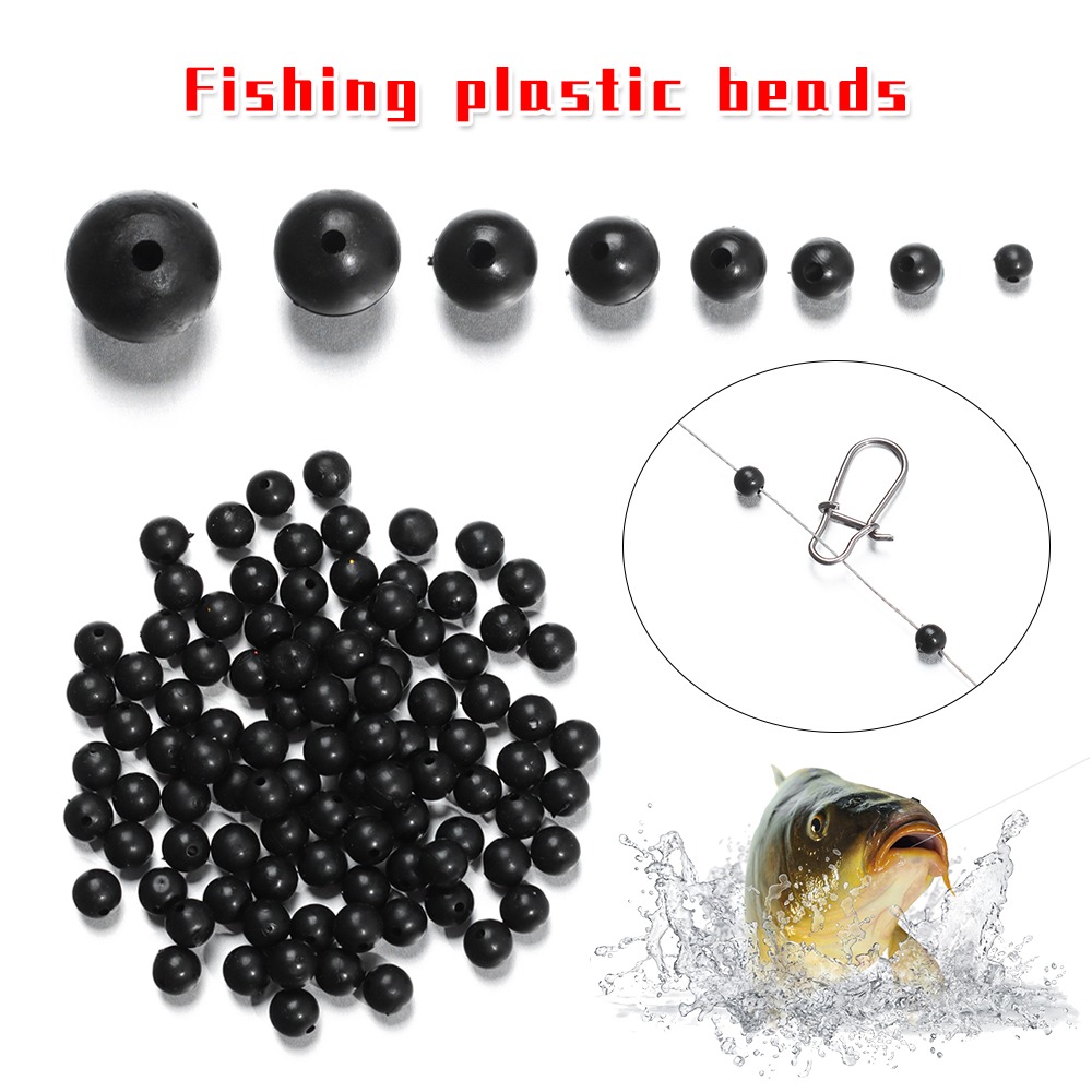 Soft Plastic Lure - 100 teile/los Angeln Perlen Raum Stopper