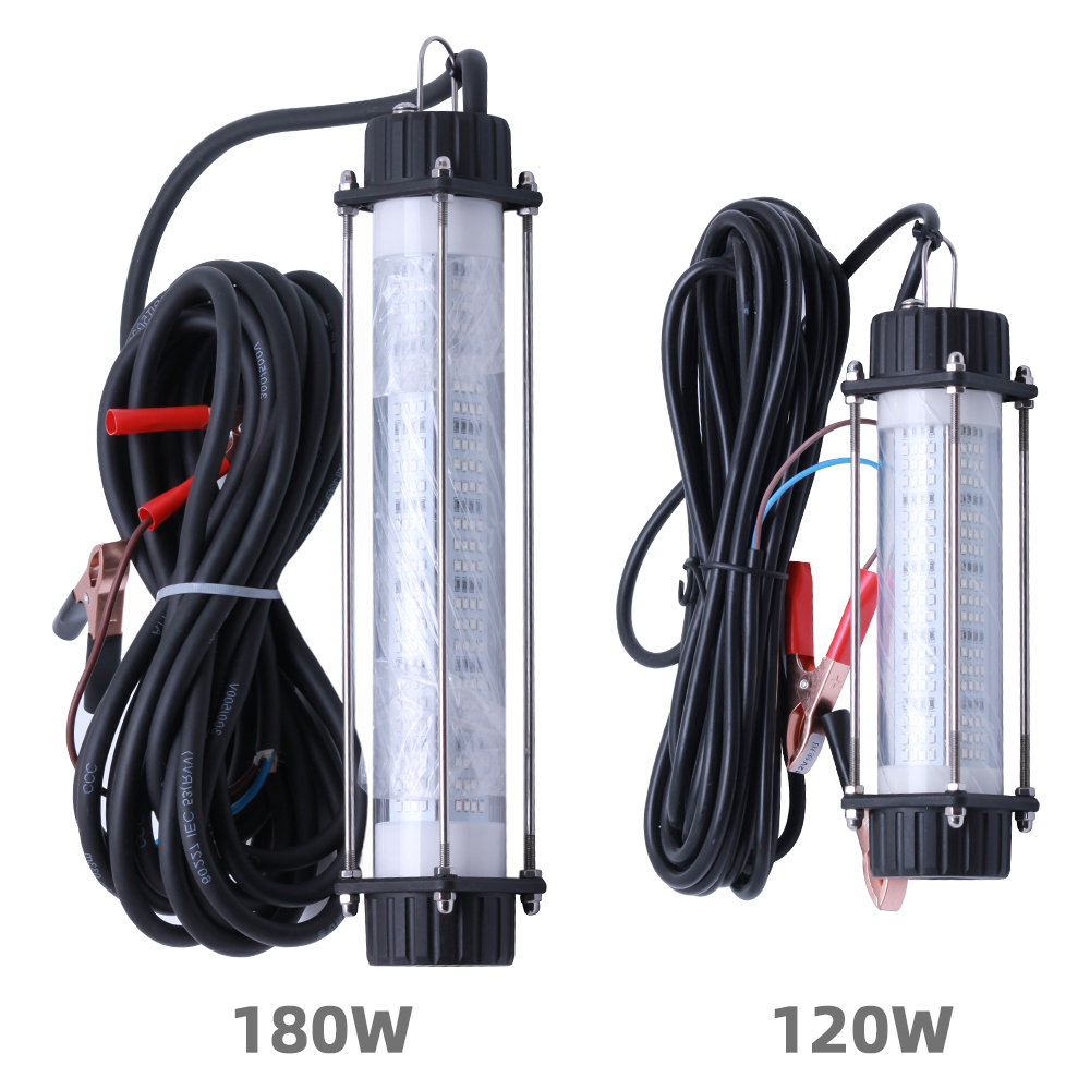 Fishing Equipment Tackle - 1 Stück Hochleistungs-Unterwasser-Angelleuchte 120W 180W 12V