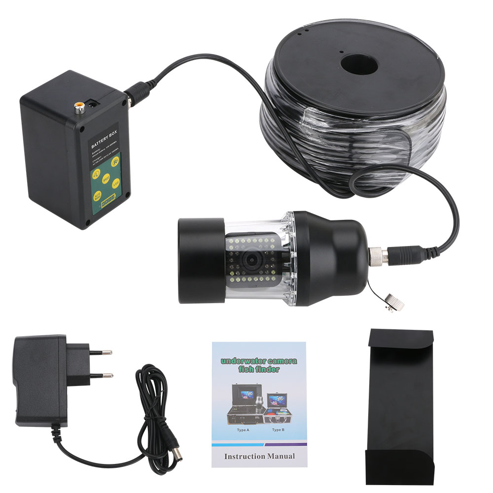Underwater Fishing Camera - 9-Zoll-DVR-Recorder 100 m Unterwasser-Angelvideokamera IP68 wasserdicht