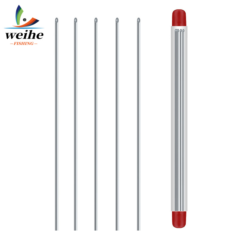 Fishing Equipment Tackle - WEIHE 5 Stück Regenwurm-Luftnadel-Köder-Einfädler 20cm Angelzubehör