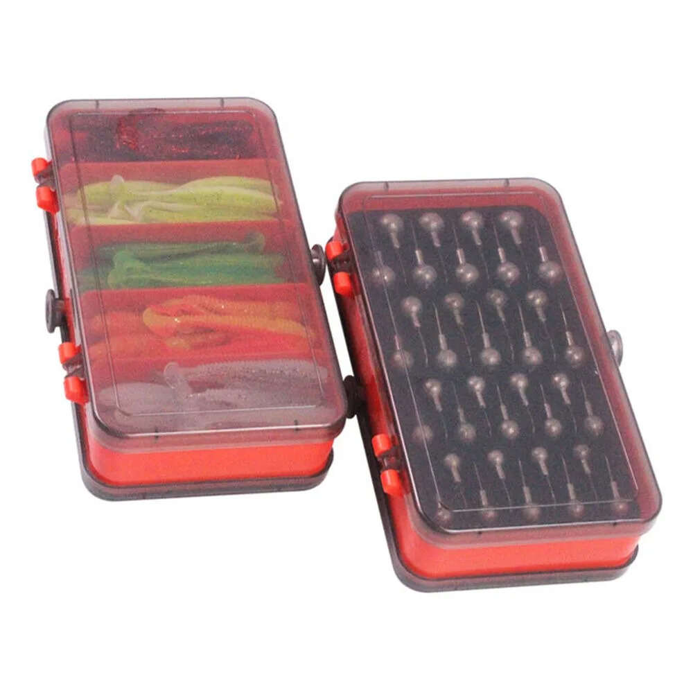 Soft Plastic Lure - Tragbare doppelseitige Köderbox für Crank-Jig-Köpfe und