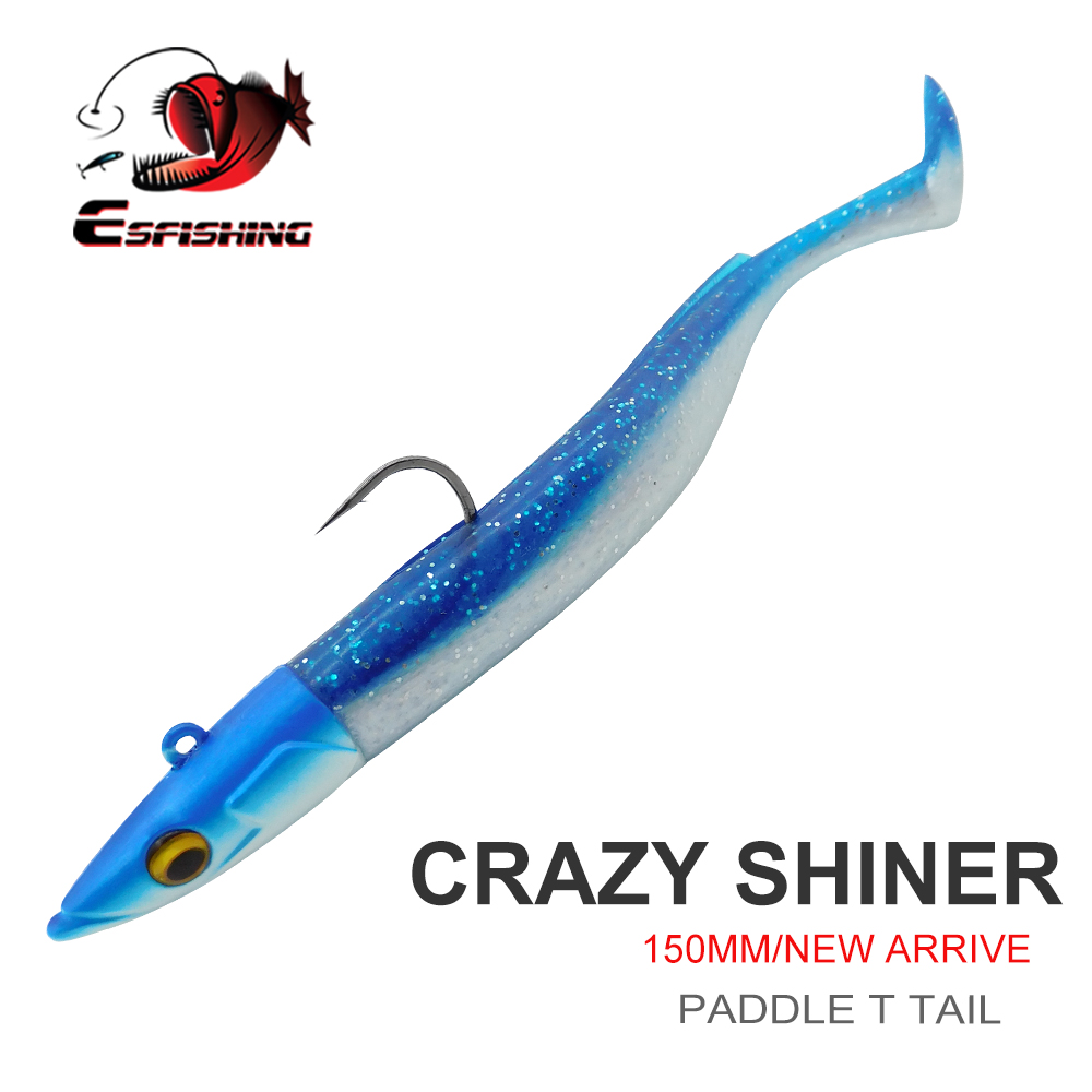 Soft Plastic Lure - ESFISHING Weiche Angelköder Leurre Souple Crazy