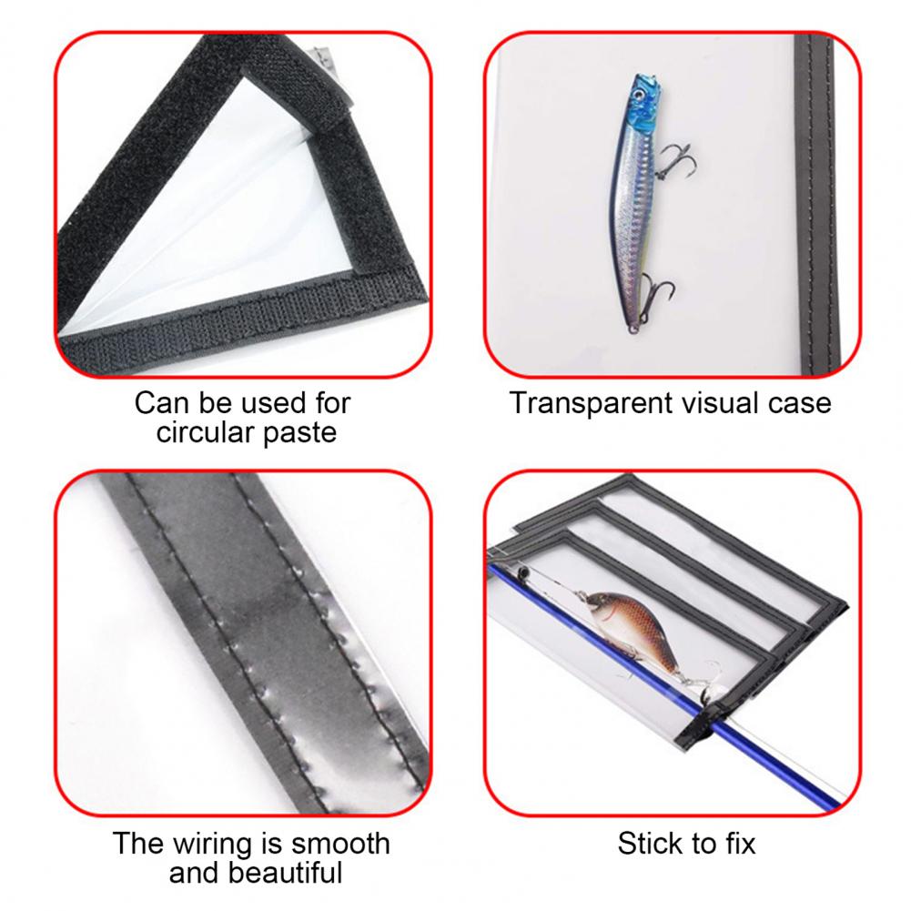 Fishing Rod Wrap Tape - Angelköder-Wrap-Set, 4 Stück, Angelköder-Wraps, PVC-Ruten- und