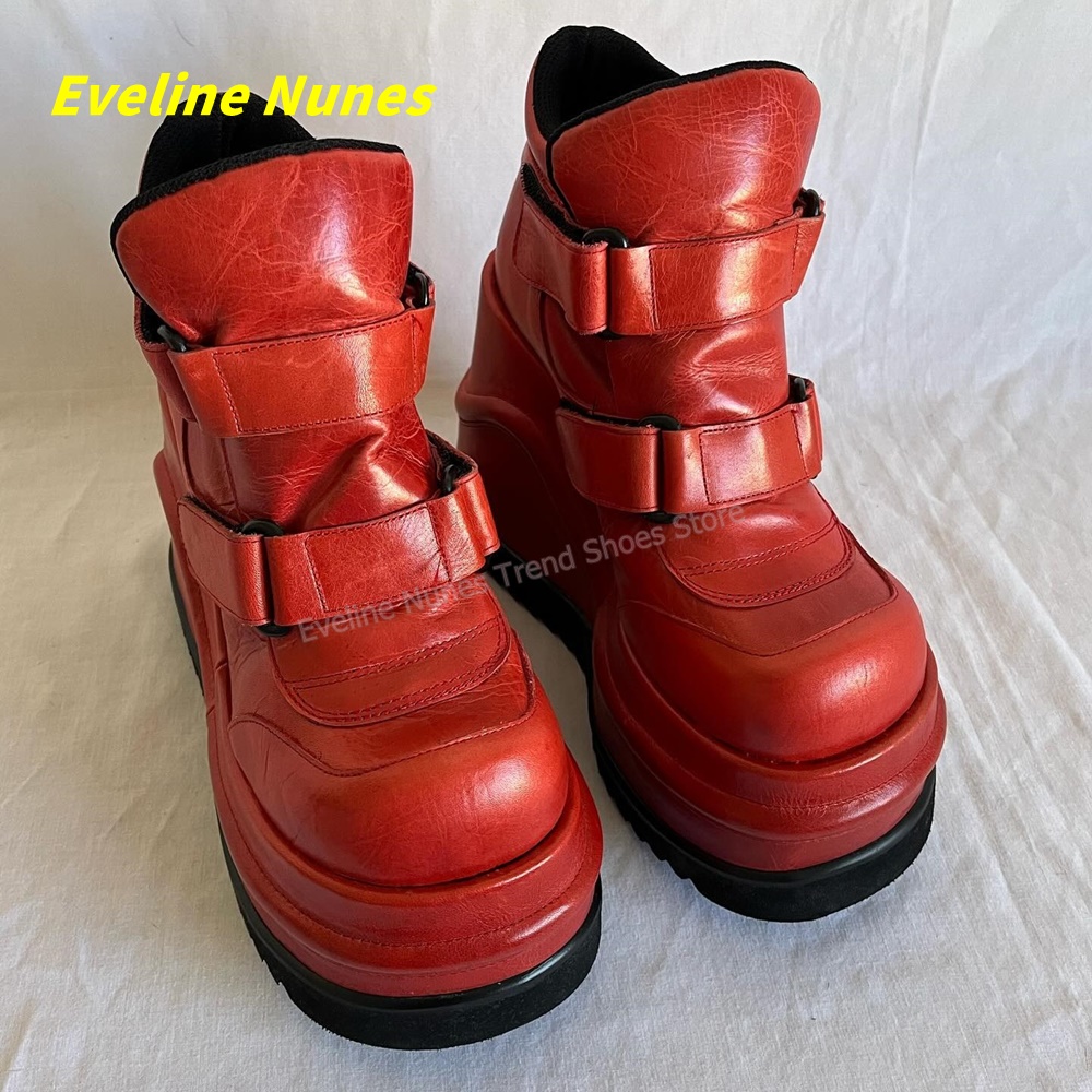 Y2K Gothic Rote Keilabsatz-Pla – Circle Hook Set Bewertung und Preis