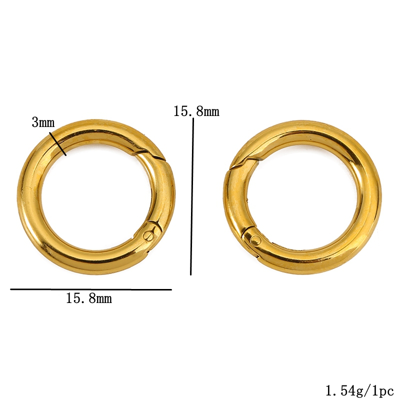 2 Stück Edelstahl-Verschlüsse, – Circle Hook Set Bewertung und Preis