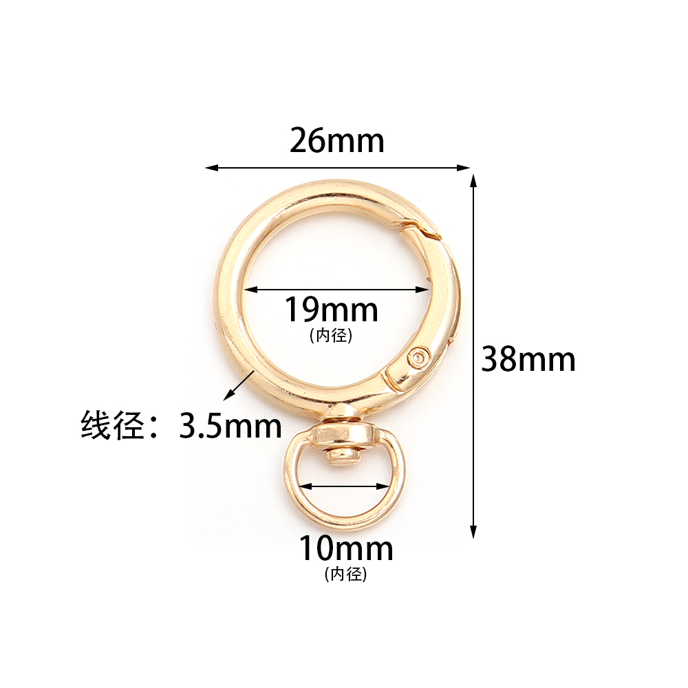 10 Stück Runde Drehbare Karabi – Circle Hook Set Bewertung und Preis
