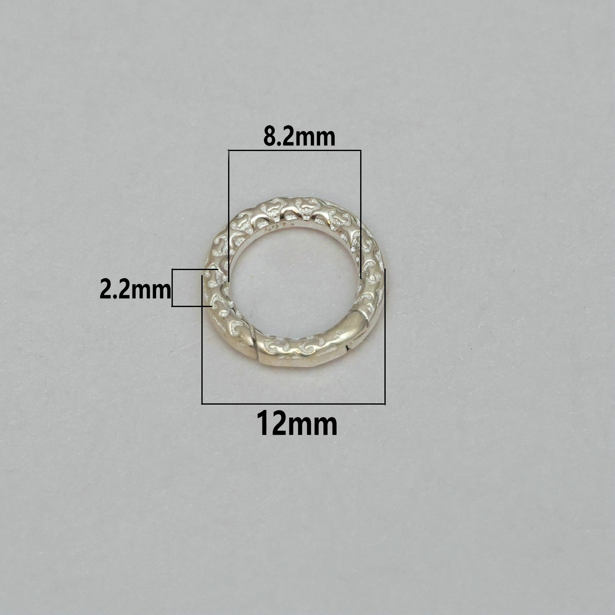 1 Stück 925 Sterling Silber Ru – Circle Hook Set Bewertung und Preis