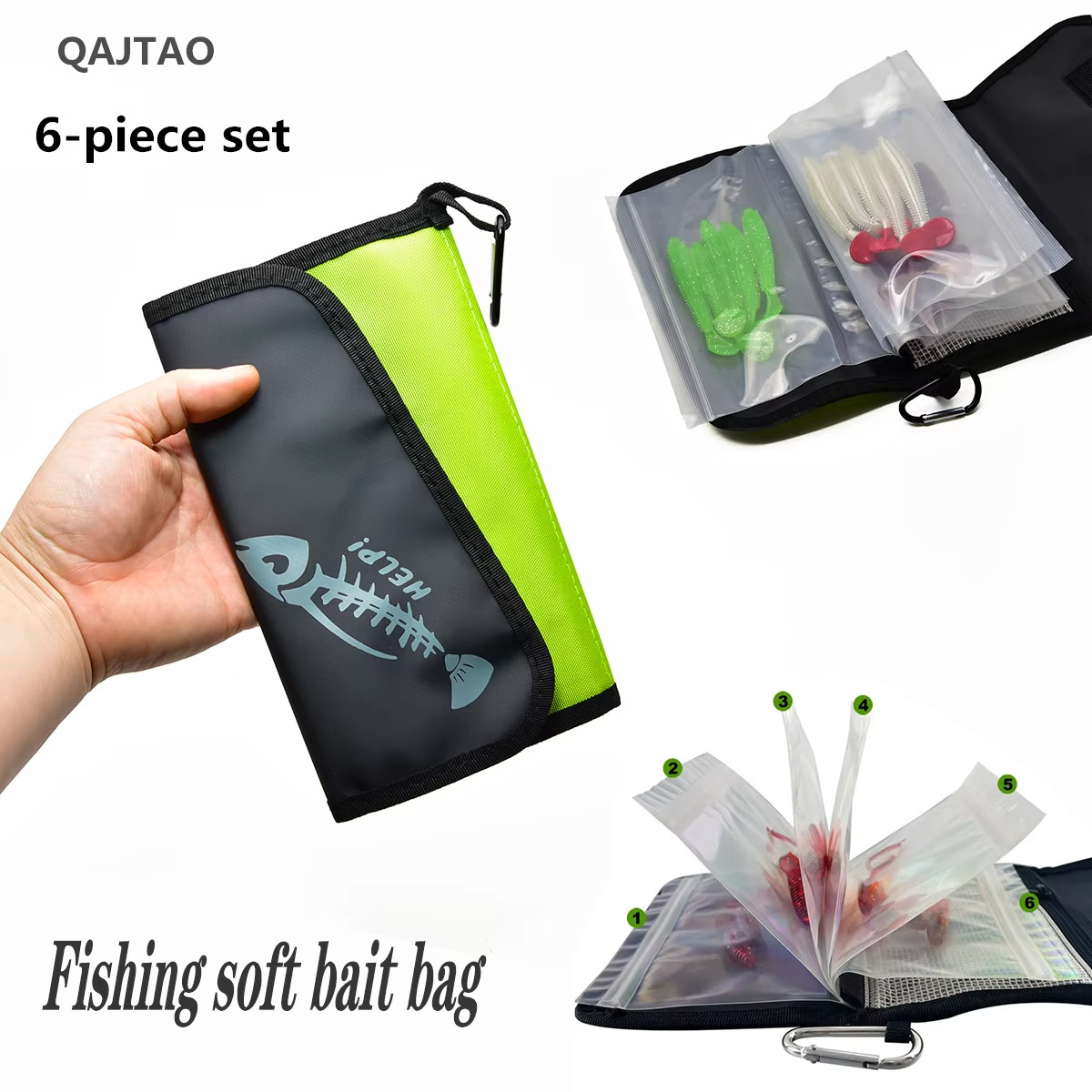 QAJTAO Luya Kunstköder-Tasche  – Ice Fishing Tip Up Bewertung und Preis