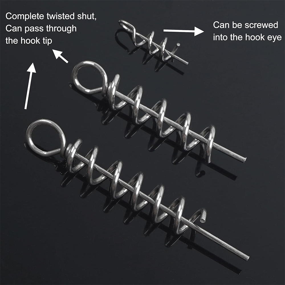 50Pcs Frühling Twist Lock Ange – Fishing Equipment Tackle Bewertung und Preis