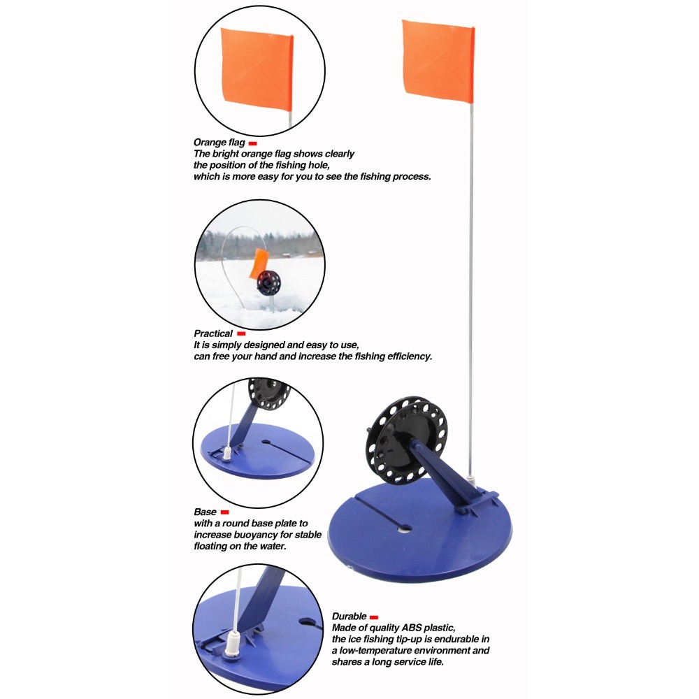 1 x automatische Eisfischplatt – Ice Fishing Tip Up Bewertung und Preis