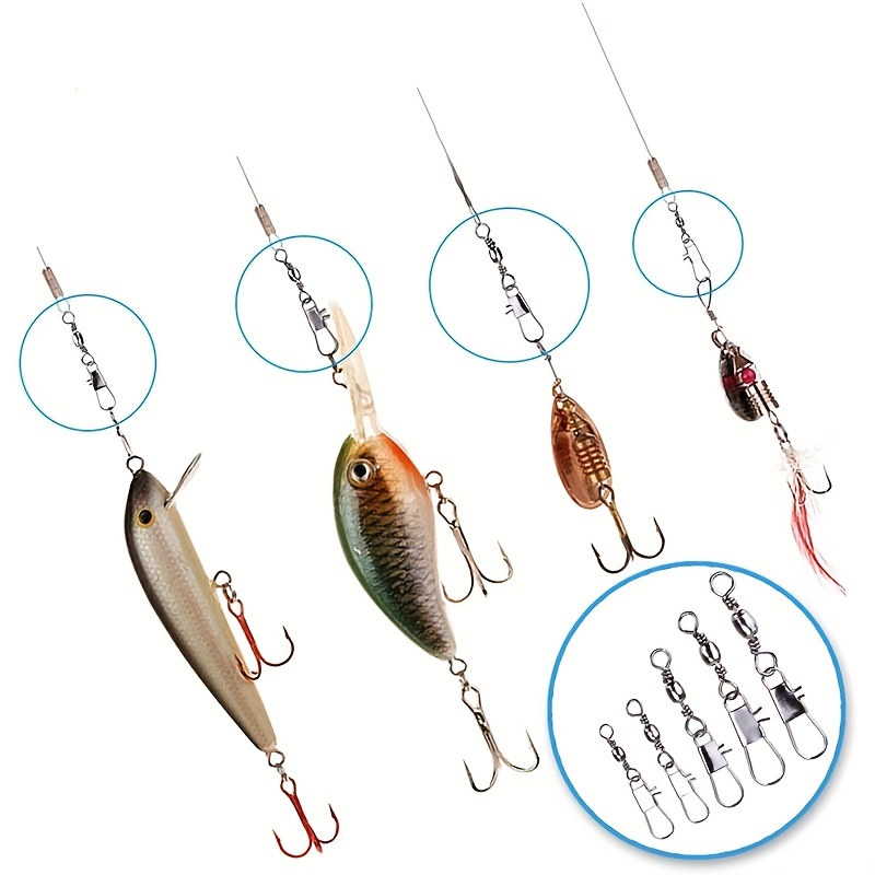 50/200 Stück Barrel-Snap-Wirbe – Ice Fishing Tip Up Bewertung und Preis