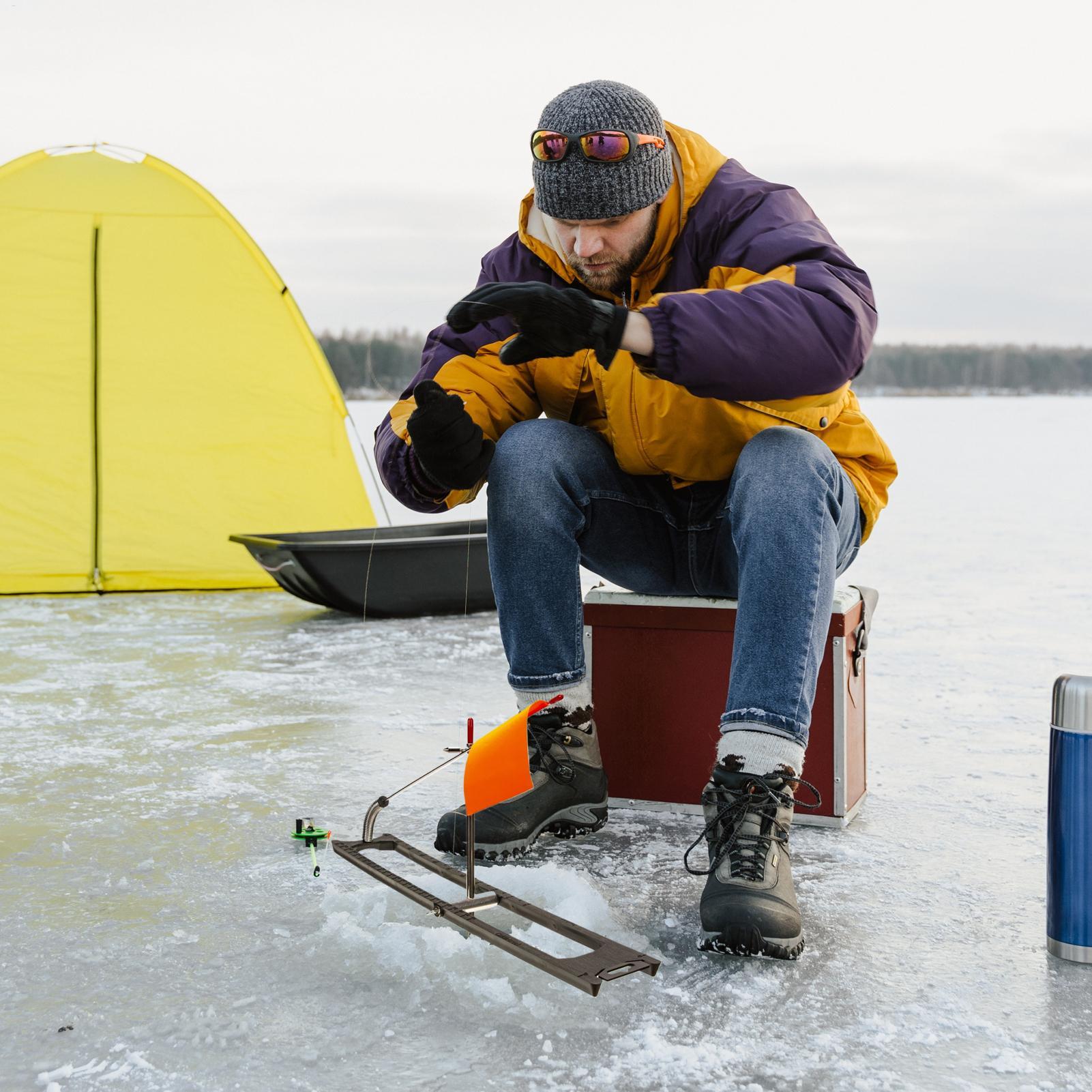 Eisfischen Tip Up Flaggen Angl – Ice Fishing Tip Up Bewertung und Preis